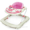 Anti-slip plate pink baby walkerX213